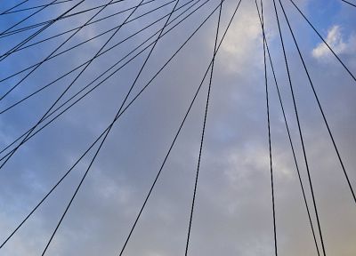 Лондон, London Eye, линии - оригинальные обои рабочего стола