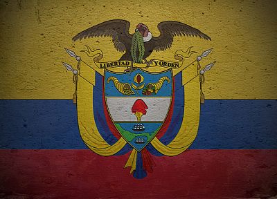 флаги, Колумбия - оригинальные обои рабочего стола
