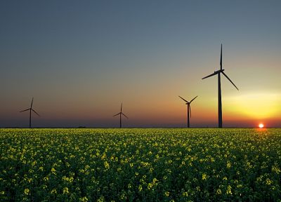 пейзажи, природа, энергии, поля, ветряные мельницы, ветрогенераторы, ветряные турбины - похожие обои для рабочего стола