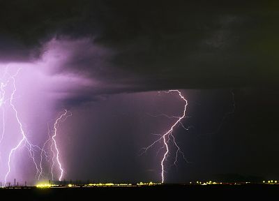 буря, молния - случайные обои для рабочего стола