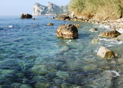 вода, синий, пейзажи, природа, камни, Италия, море - обои на рабочий стол