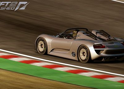 видеоигры, автомобили, Porsche 918 Spyder, игры, Need For Speed ​​Shift 2: Unleashed, компьютерные игры - обои на рабочий стол