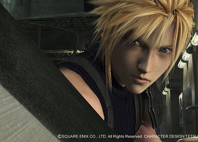 Final Fantasy VII Advent Children, Cloud Strife - оригинальные обои рабочего стола