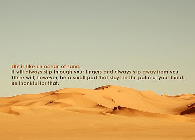 песок, пустыня, цитаты, вдохновляющие - обои на рабочий стол