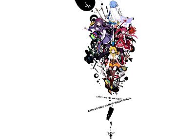 Mahou Shoujo Мадока Magica, Мики Саяка, Сакура Kyouko, Томоэ Мами, аниме, Акеми Homura, аниме девушки - оригинальные обои рабочего стола
