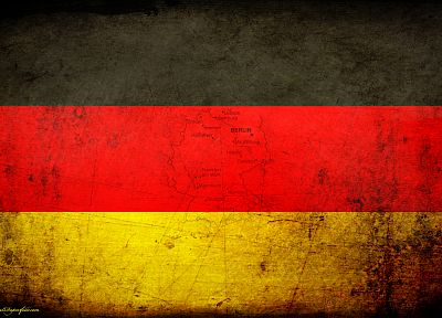 Германия, флаги - оригинальные обои рабочего стола