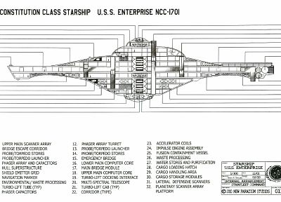 звездный путь, USS Enterprise, Star Trek схемы - случайные обои для рабочего стола