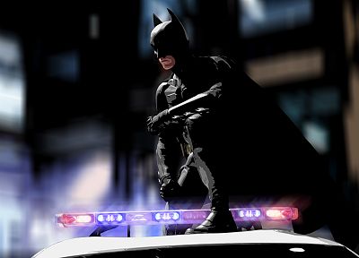 Бэтмен, полицейские машины, Темный рыцарь - обои на рабочий стол