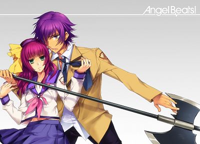 Angel Beats!, Накамура Юрий, Нода - похожие обои для рабочего стола