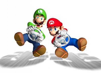 Марио, Mario Kart - оригинальные обои рабочего стола