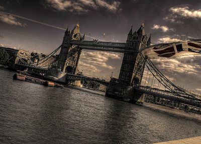 башня, архитектура, Лондон, мосты, Тауэрский мост - обои на рабочий стол
