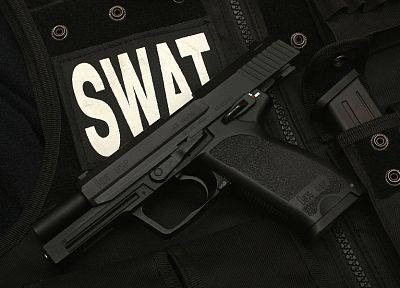 пистолеты, SWAT, оружие, USP, пистолеты, 0,45 кал - случайные обои для рабочего стола