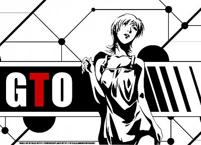 черно-белое изображение, Крутой учитель Онидзука, аниме, выборочная раскраска - случайные обои для рабочего стола