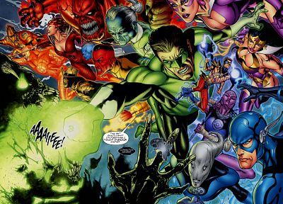 Зеленый Фонарь, DC Comics - оригинальные обои рабочего стола