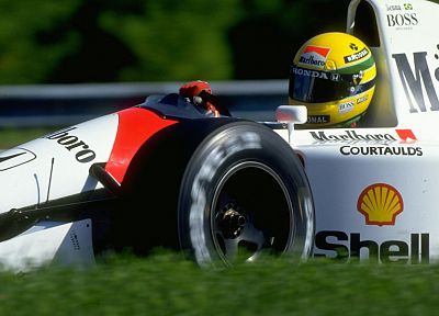 Формула 1, Айртон Сенна, McLaren, Сенна - копия обоев рабочего стола