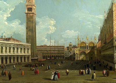 картины, знак, Венеция, Италия, Сан - Марко, квадраты - обои на рабочий стол