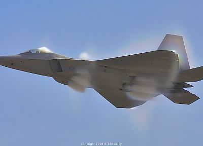 самолет, военный, F-22 Raptor, ВВС США - оригинальные обои рабочего стола
