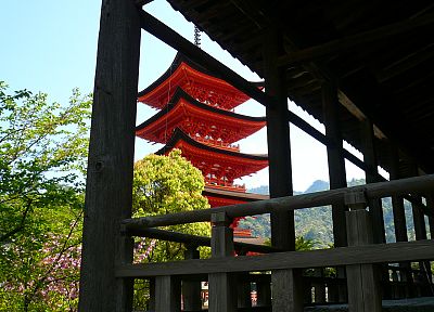 дерево, архитектура, японский, Китайский - оригинальные обои рабочего стола