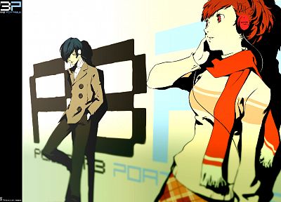 Персона серии, Persona 3, Arisato Минато, Героиня ( Persona 3 ) - оригинальные обои рабочего стола