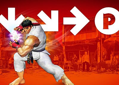Street Fighter, Рю - оригинальные обои рабочего стола