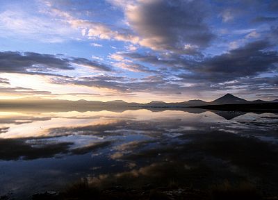 закат, юго, Боливия - копия обоев рабочего стола
