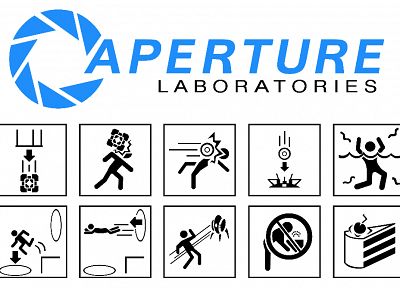 Портал, Aperture Laboratories - копия обоев рабочего стола