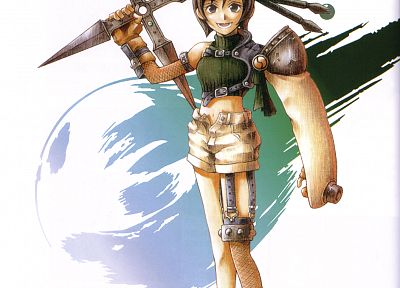 Final Fantasy VII, Yuffie Kisaragi - копия обоев рабочего стола