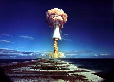 взрывы, ядерный - копия обоев рабочего стола