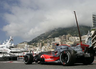 автомобили, Монако, McLaren, Льюис Хэмилтон - оригинальные обои рабочего стола