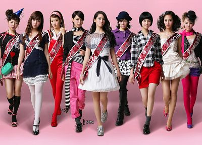 девушки, Girls Generation SNSD (Сонёсидэ), знаменитости - копия обоев рабочего стола