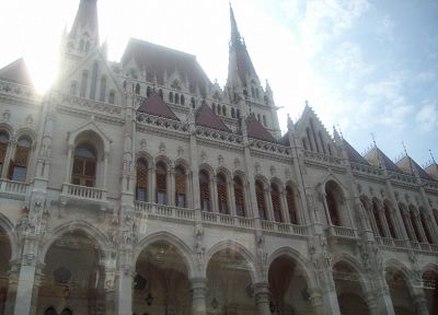 Венгрия, Будапешт, Здание венгерского парламента - оригинальные обои рабочего стола