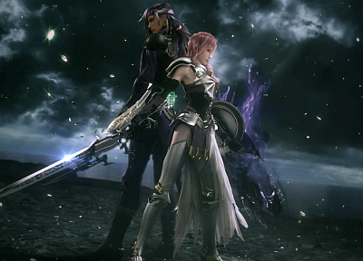 видеоигры, Final Fantasy XIII, Клэр Farron - оригинальные обои рабочего стола