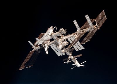 МКС, космический челнок, НАСА, космическая станция, стремиться - оригинальные обои рабочего стола