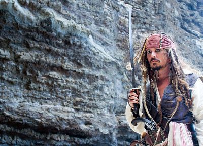 кино, Пираты Карибского моря, Джонни Депп, актеры, Капитан Джек Воробей - обои на рабочий стол