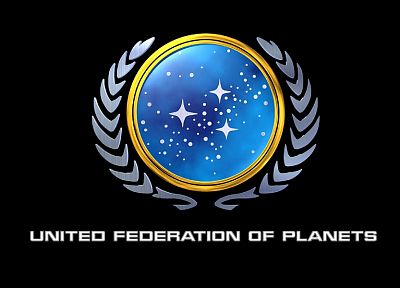 звездный путь, логотипы, Объединенная Федерация Планет, Star Trek логотипы - оригинальные обои рабочего стола