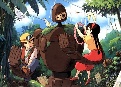 Хаяо Миядзаки, Studio Ghibli, Лапута замок в небе - случайные обои для рабочего стола