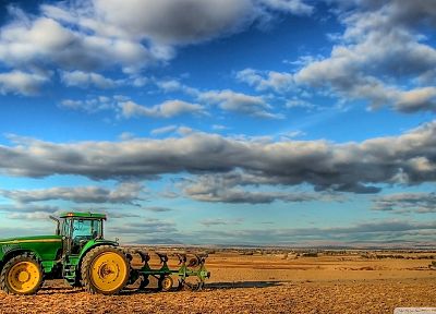 тракторы, сельское хозяйство, John Deere - копия обоев рабочего стола