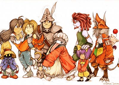 Final Fantasy IX - оригинальные обои рабочего стола
