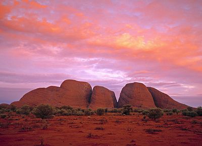 пейзажи, красный цвет, скалы, Австралия, малонаселенный - случайные обои для рабочего стола