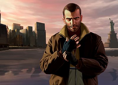 видеоигры, Grand Theft Auto, Нико Беллик, GTA IV - случайные обои для рабочего стола