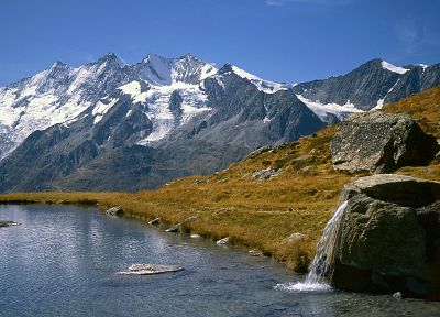 горы, Швейцария, диапазон, озера - случайные обои для рабочего стола