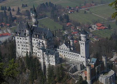 замки, Германия, Замок Нойшванштайн - случайные обои для рабочего стола