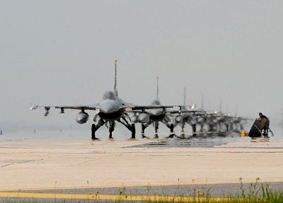 самолет, военный, F- 16 Fighting Falcon - оригинальные обои рабочего стола