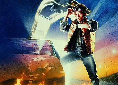 кино, Назад в будущее, Michael J. Fox, Марти McFly - копия обоев рабочего стола