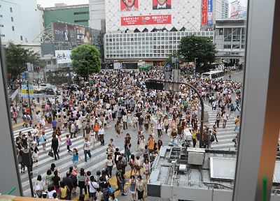 улицы, толпа, Азиаты/Азиатки, Сибуя - похожие обои для рабочего стола