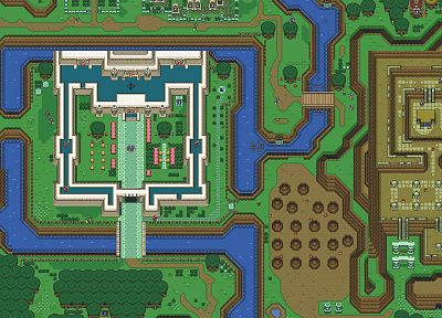 Легенда о Zelda, карты, пиксель-арт - случайные обои для рабочего стола