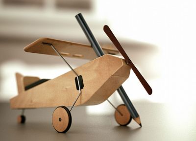самолет, игрушки (дети ) - обои на рабочий стол