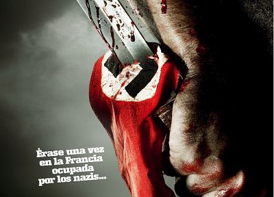Испанский, ножи, Квентин Тарантино, постеры фильмов, Бесславные ублюдки - случайные обои для рабочего стола