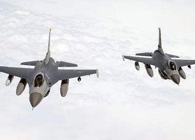 самолет, война, F- 16 Fighting Falcon - обои на рабочий стол
