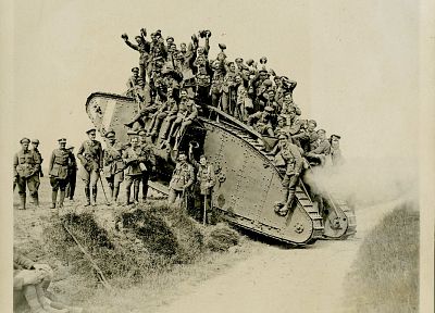военный, танки, Первая мировая война, исторический - копия обоев рабочего стола